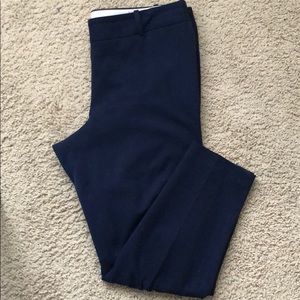 J Crew Winnie Pants Navy Size 12